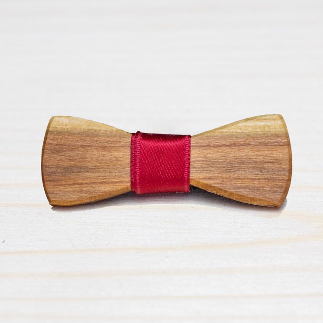 Jungen-Holzfliege "Freches Früchtchen" - Shop Treffpunkt Goldene Mitte